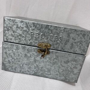 Hearth & Hand Recipe Box with Lock